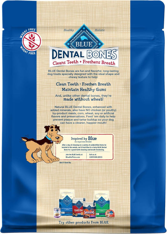 Dental Bones Regular Natural Dental Chew Dog Treats Bag Value Pack