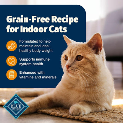 Freedom Grain-Free Adult Weight Control Dry Cat Food, Complete & Balanced Nutrition for Indoor Cats, Chicken Recipe, 11-Lb. Bag