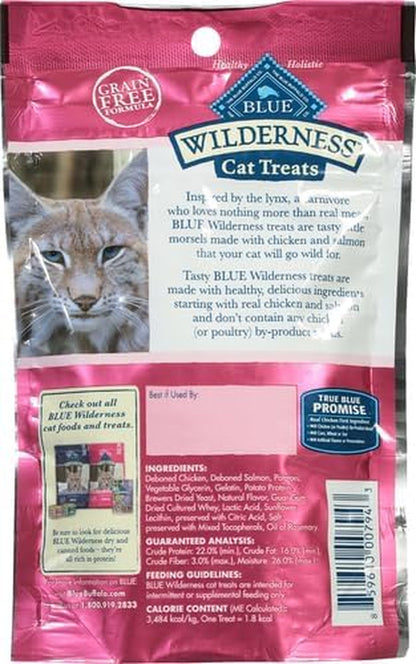 Wilderness Grain Free Soft-Moist Cat Treats, Chicken & Salmon 2-Oz Bag (Pack of 2)
