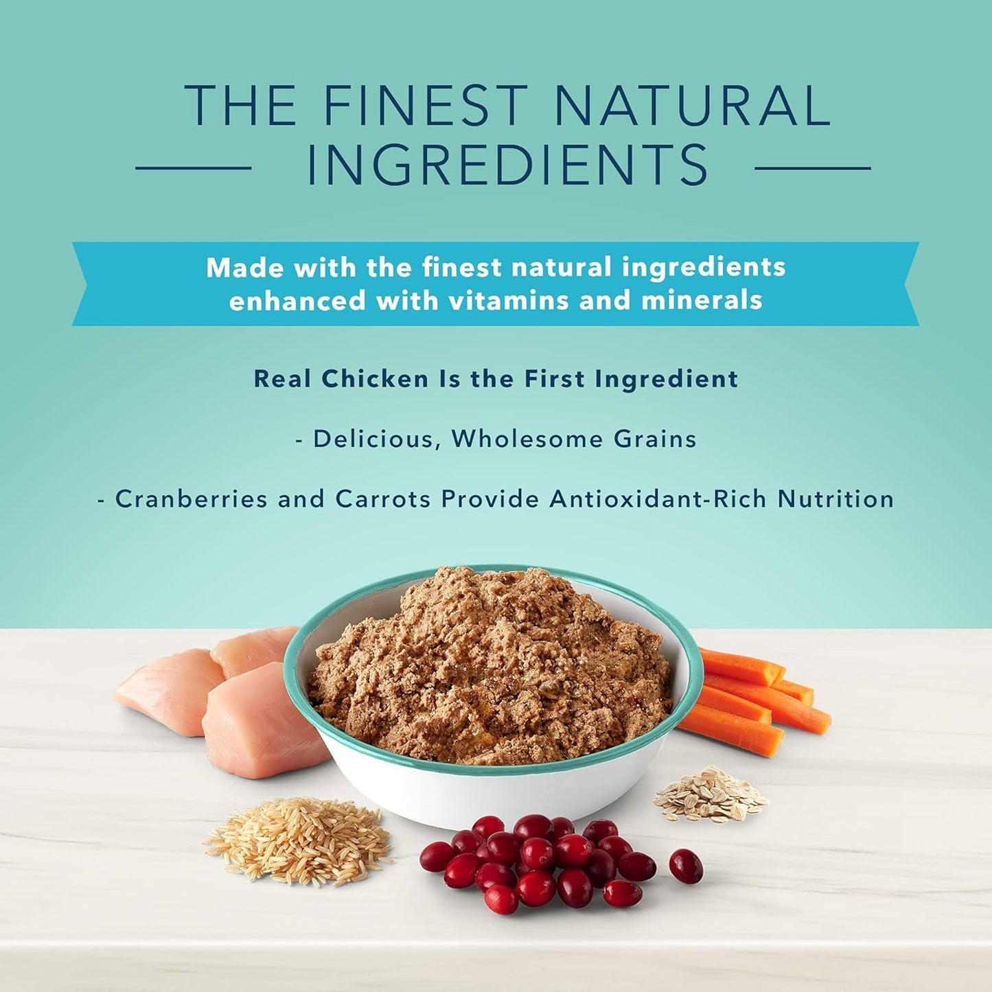 True Solutions Small & Mighty Natural Wet Food for Adult Small Breed Dogs, Chicken, 5.5-Oz Cans (24 Count)