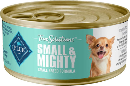 True Solutions Small & Mighty Natural Wet Food for Adult Small Breed Dogs, Chicken, 5.5-Oz Cans (24 Count)
