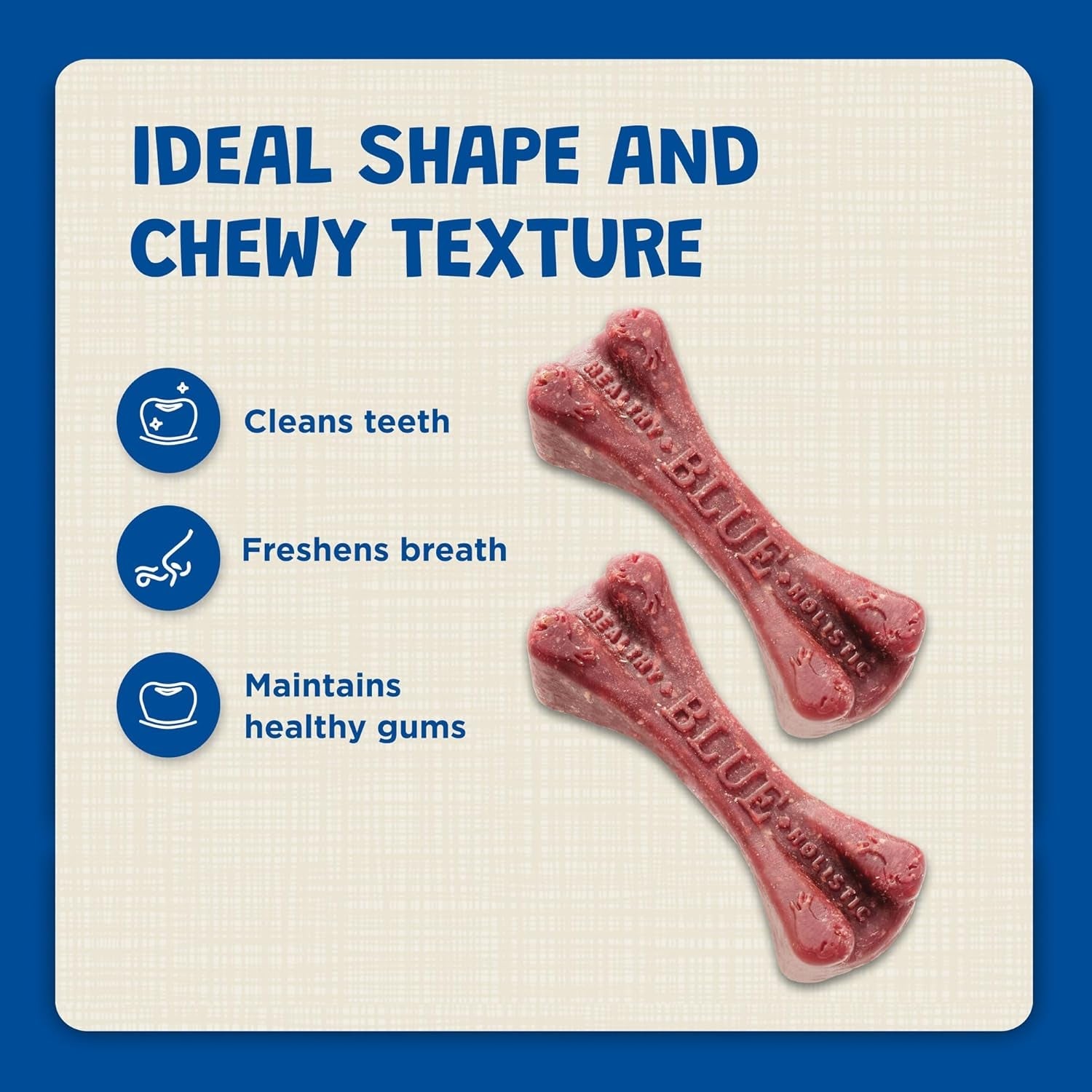 Dental Bones Regular Natural Dental Chew Dog Treats Bag Value Pack