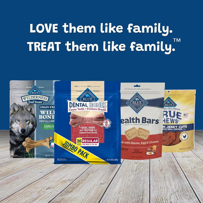 Dental Bones Regular Natural Dental Chew Dog Treats Bag Value Pack