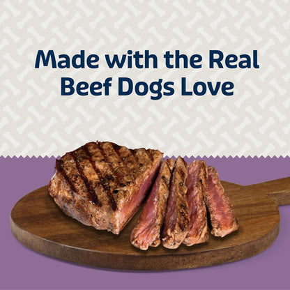 Blue Bits plus Mobility and Immune Support Daily Benefit Dog Treats, Soft & Chewy Beef Morsels, 3.5-Oz. Bag