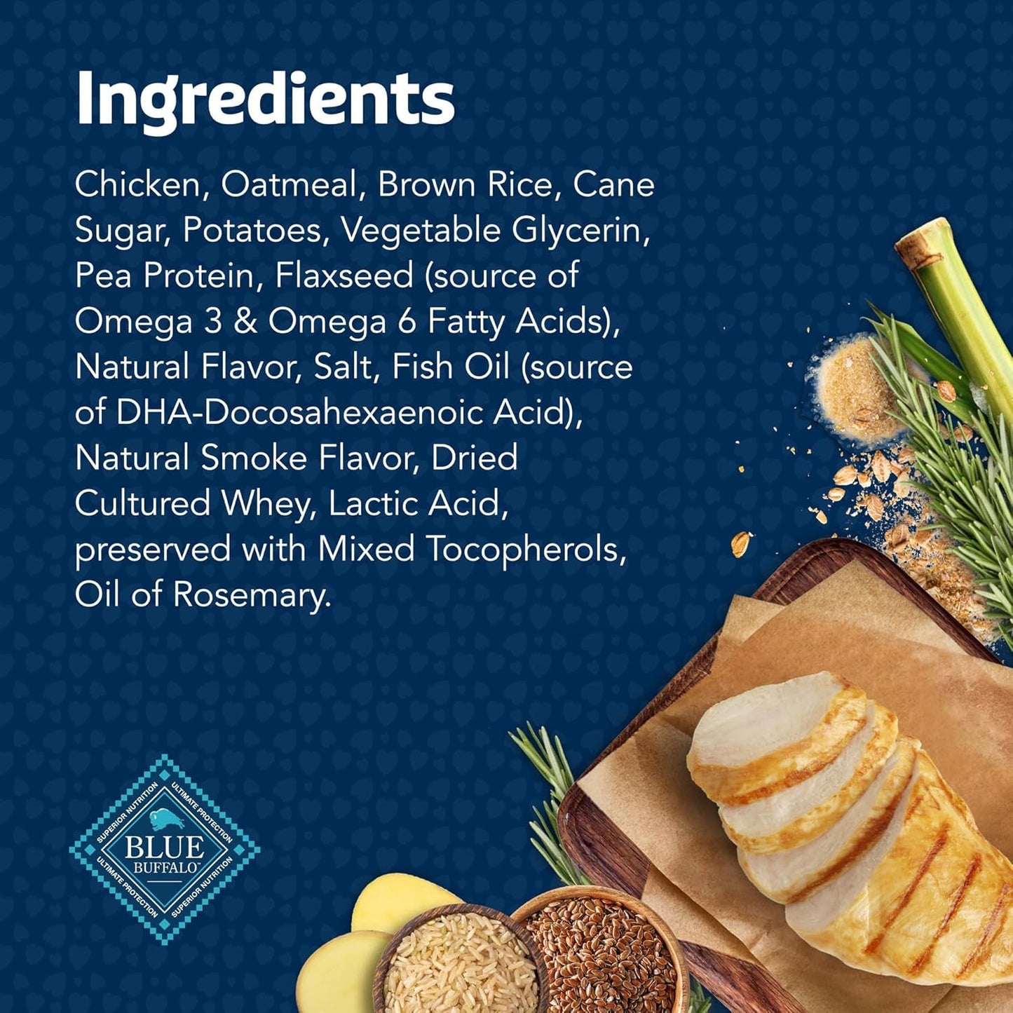 Bits Soft Dog Treats for Training, Made with Natural Ingredients & Enhanced with DHA, Chicken Recipe, 19-Oz Bag