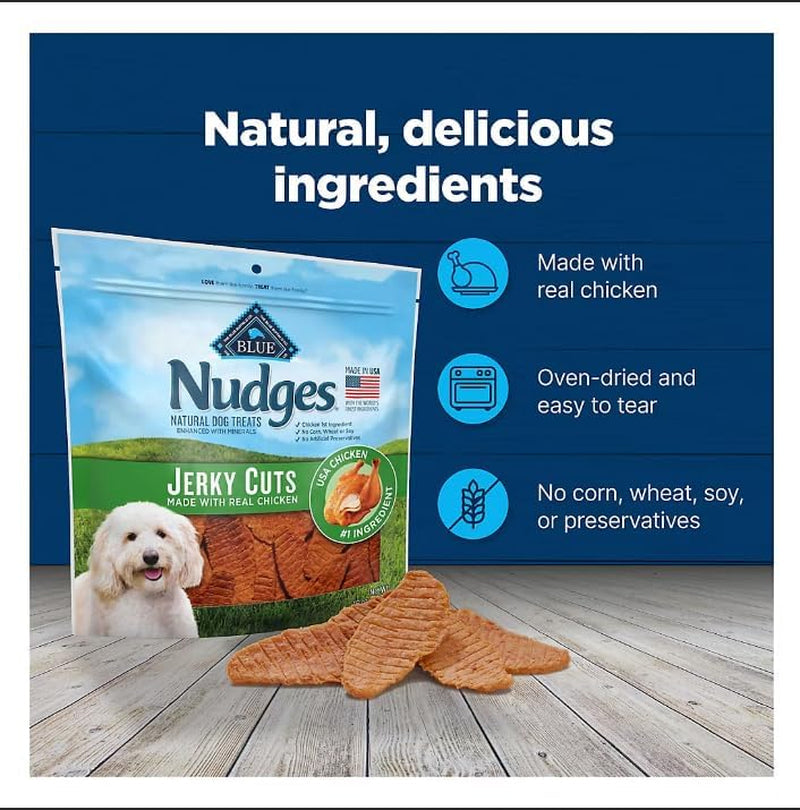 Nudges Jerky Cuts Natural Dog Treats - Chicken, 40 Oz