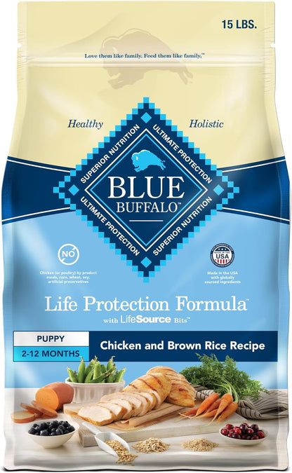 Life Protection Formula Puppy Dry Dog Food with DHA and ARA, Made with Natural Ingredients, Chicken & Brown Rice Recipe, 5-Lb Bag