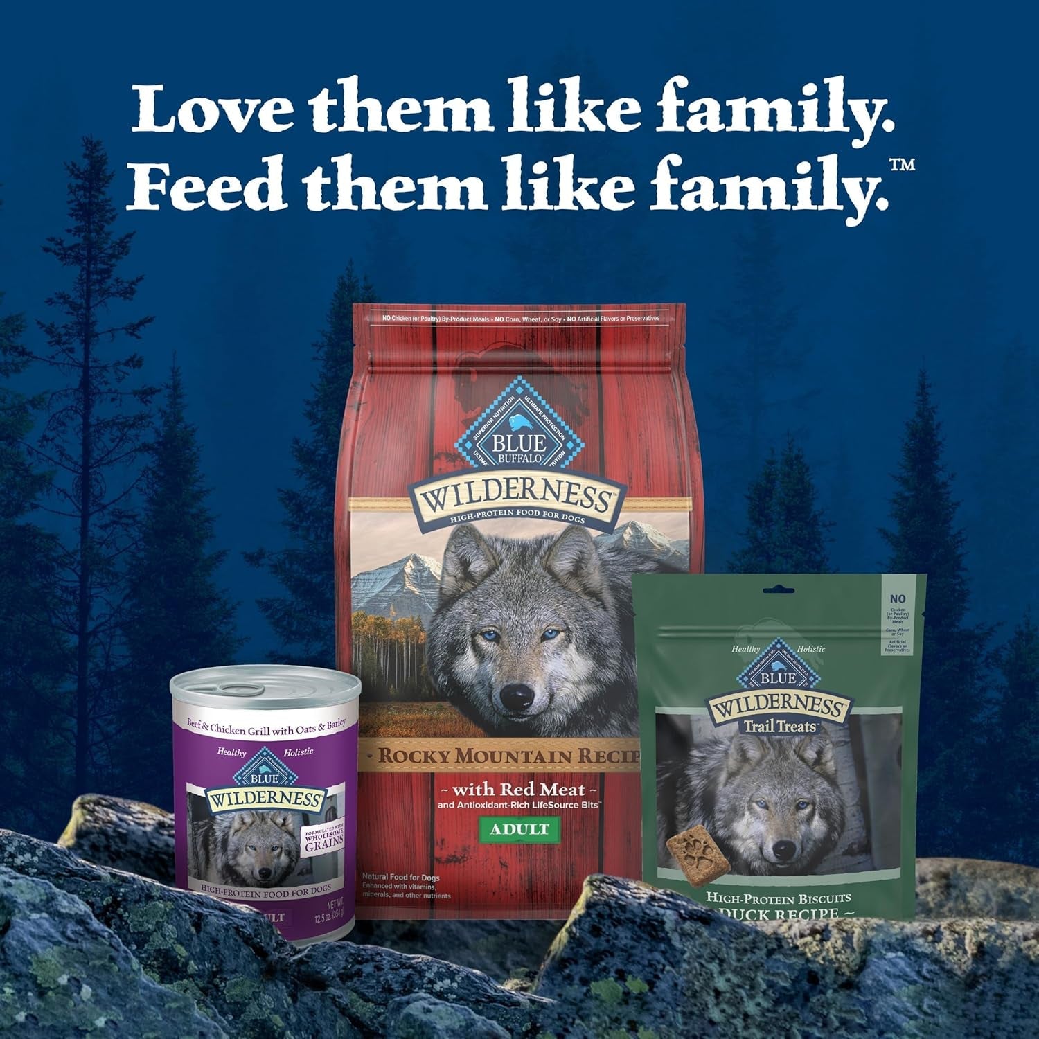 Wilderness Trail Treats High Protein Grain Free Dog Biscuits Crunchy Dog Treats, Duck Recipe, 24-Oz Bag