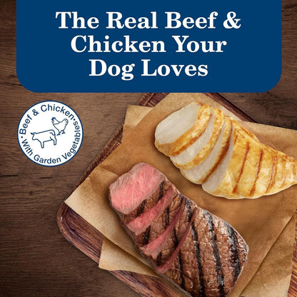 Homestyle Recipe Adult Wet Dog Food, Made with Natural Ingredients, Chicken and Beef Dinner Variety Pack, 12.5-Oz Cans (6 Count, 3 of Each)