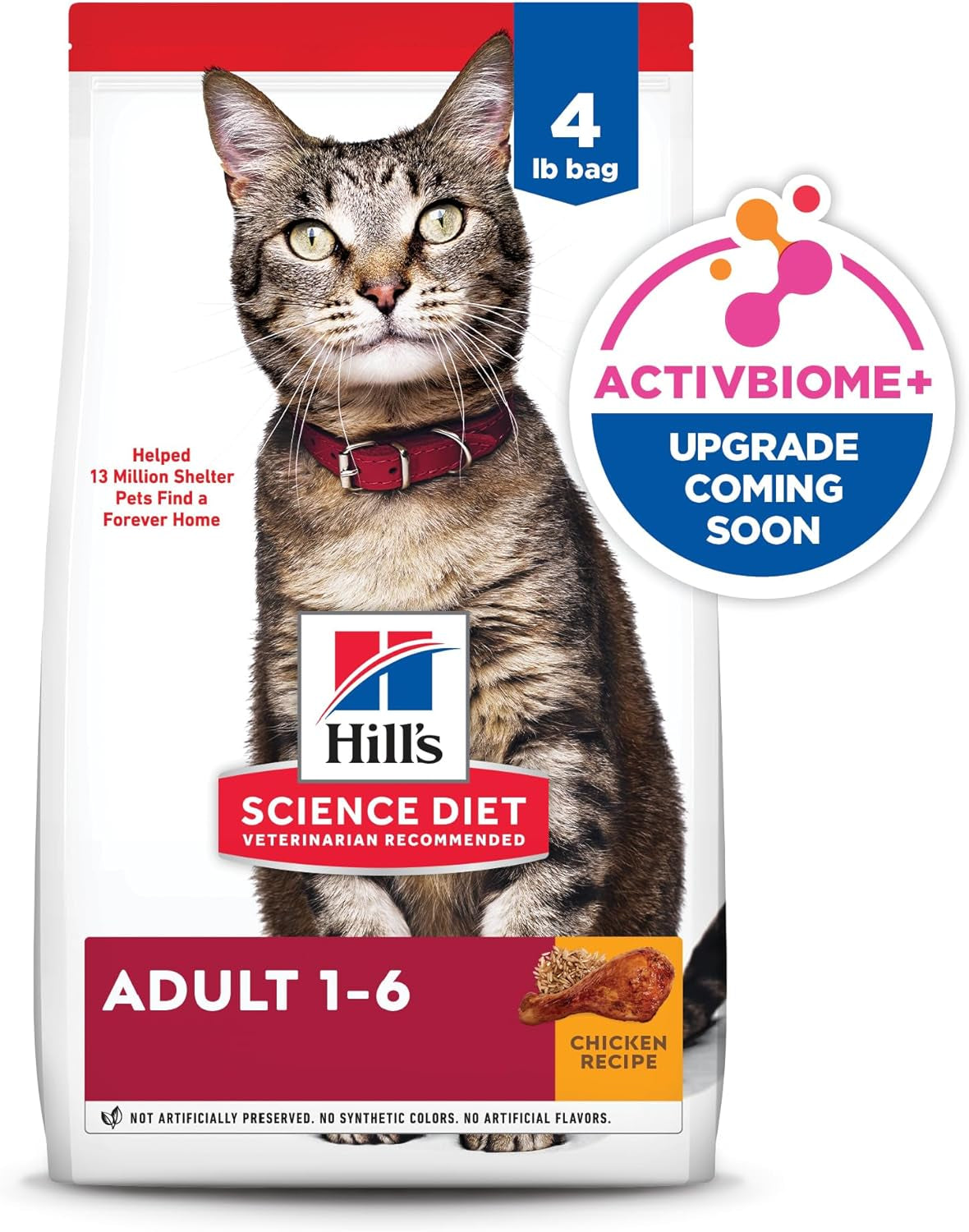 Adult 1-6, Adult 1-6 Premium Nutrition, Dry Cat Food, Chicken Recipe, 4 Lb Bag