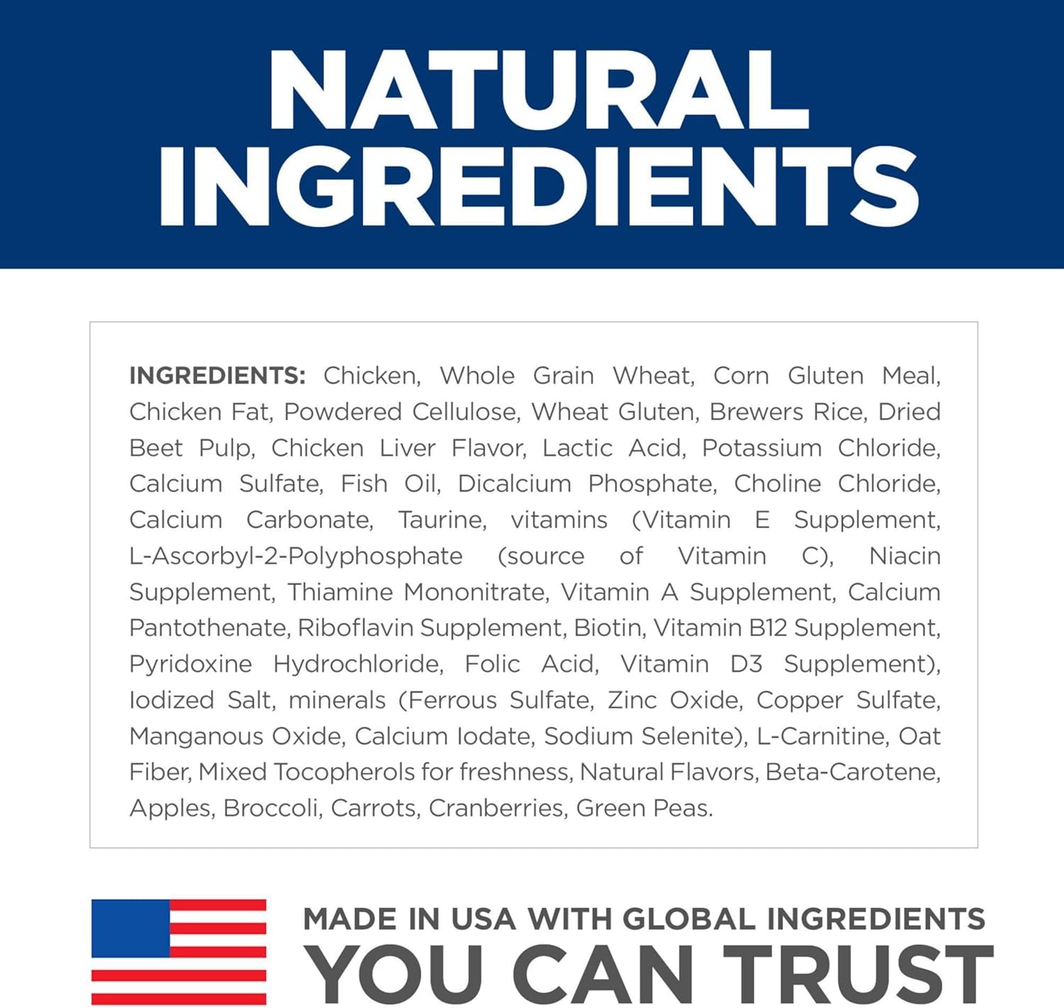 Hairball Control, Senior Adult 7+, Hairball Control Support, Dry Cat Food, Chicken Recipe, 15.5 Lb Bag