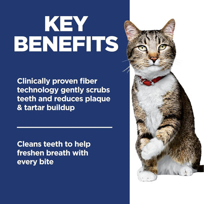 Oral Care, Adult 1-6, Plaque & Tartar Buildup Support, Dry Cat Food, Chicken Recipe, 7 Lb Bag