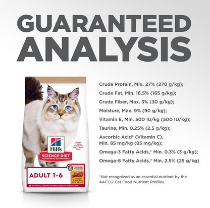 Adult 1-6, Adult 1-6 Premium Nutrition, Dry Cat Food, No Corn, Wheat, Soy Chicken & Brown Rice Recipe, 7 Lb Bag