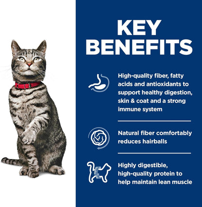 Urinary Hairball Control, Adult 1-6, Urinary Track Health & Hairball Control Support, Dry Cat Food, Chicken Recipe, 7 Lb Bag