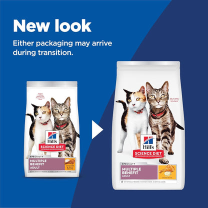 Multi-Benefit, Adult 1-6, Multiple Benefit, Dry Cat Food, Chicken Recipe, 7 Lb Bag