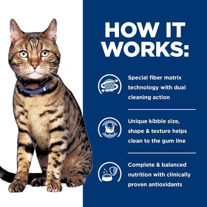 T/D Dental Care Chicken Flavor Dry Cat Food, Veterinary Diet, 8.5 Lb. Bag