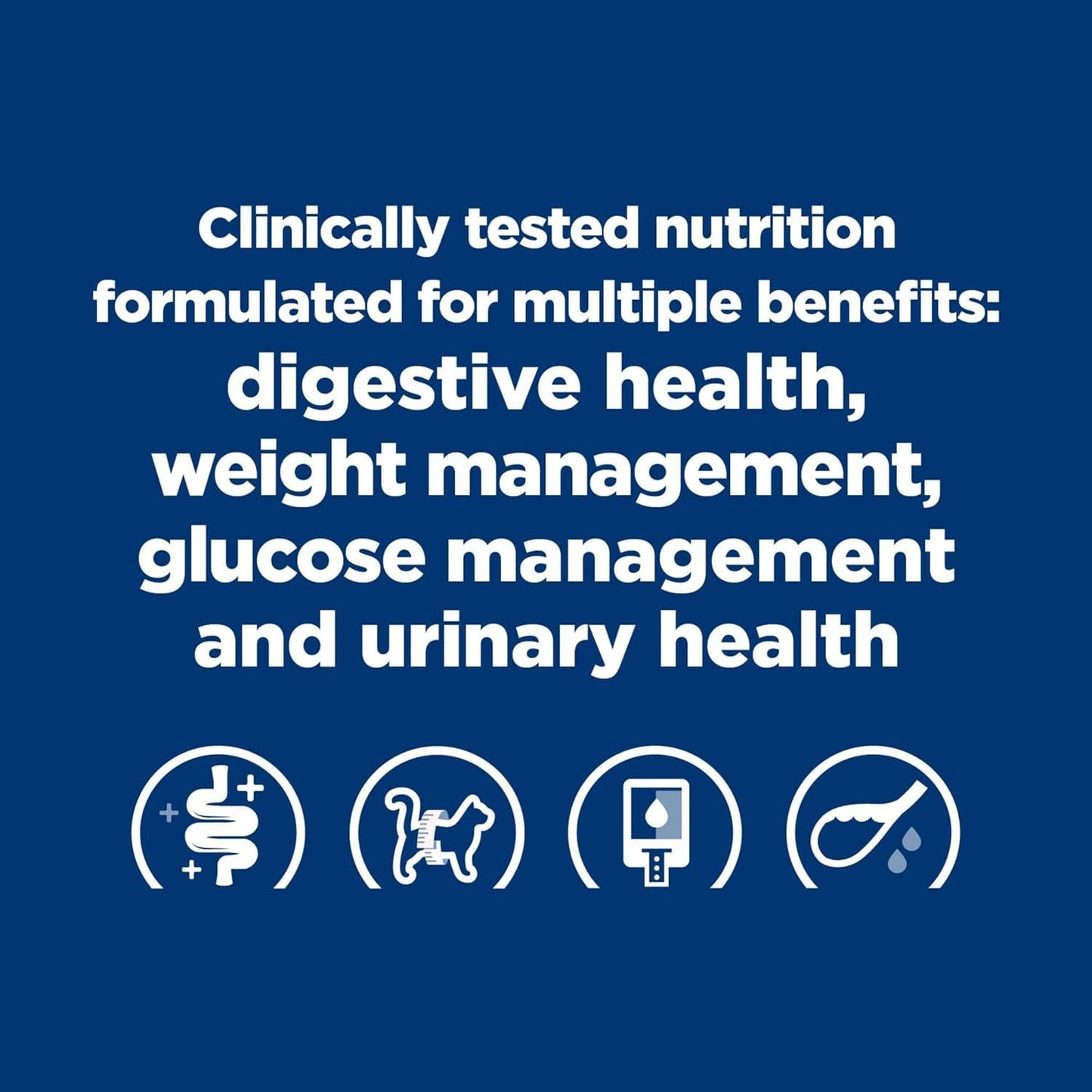 W/D Multi-Benefit Digestive/Weight/Glucose/Urinary Management with Chicken Wet Cat Food, Veterinary Diet, 5.5 Oz. Cans, 24-Pack