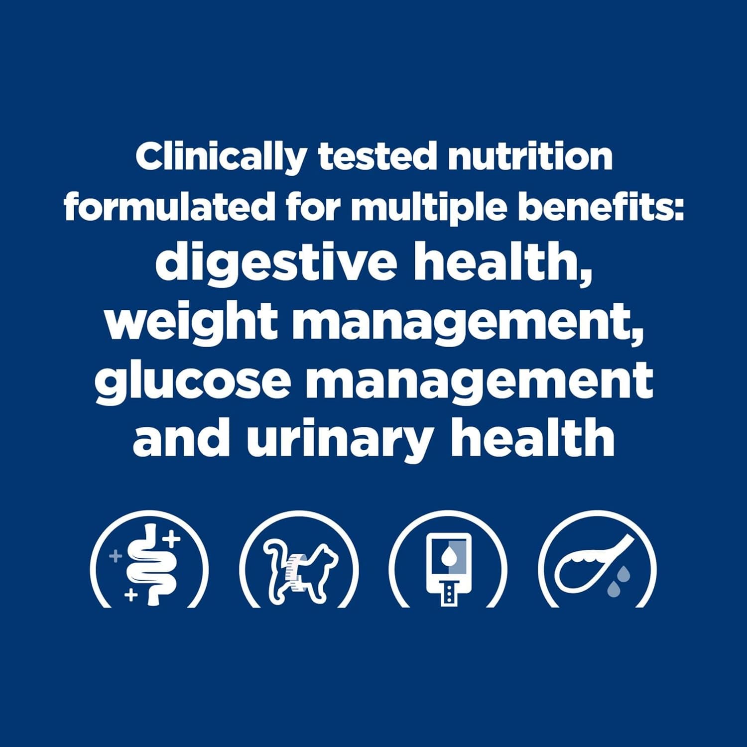 W/D Multi-Benefit Digestive/Weight/Glucose/Urinary Management with Chicken Wet Cat Food, Veterinary Diet, 5.5 Oz. Cans, 24-Pack