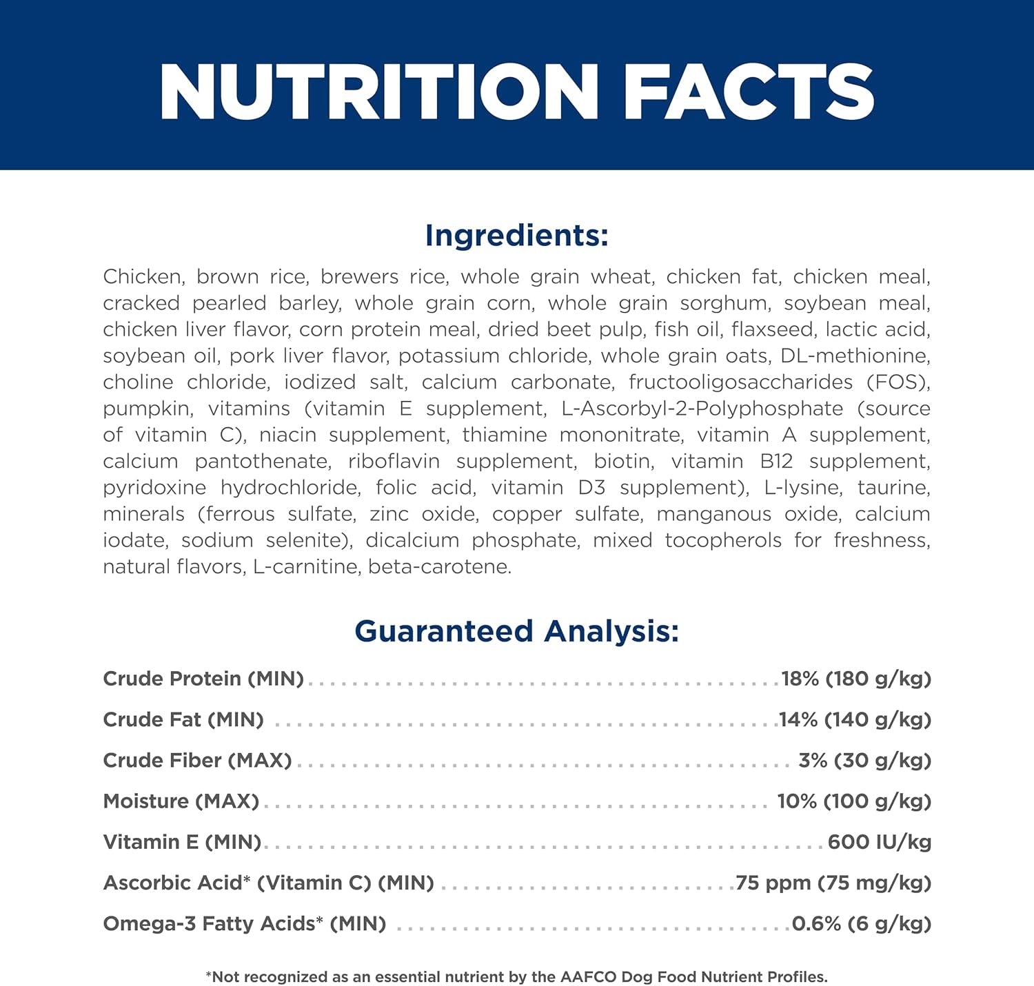 Small & Mini, Senior Adult 11+, Small & Mini Breeds Senior Premium Nutrition, Dry Dog Food, Chicken, Brown Rice & Barley, 15.5 Lb Bag