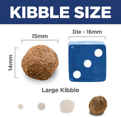 Large Breed Adult Dry Dog Food 1-5, Quality Protein for Joint Support & Lean Muscles, Chicken & Barley, 35 Lb. Bag