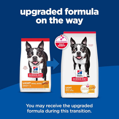 Light , Adult 1-6, Weight Management Support, Small Kibble, Dry Dog Food, Chicken & Barley, 5 Lb Bag