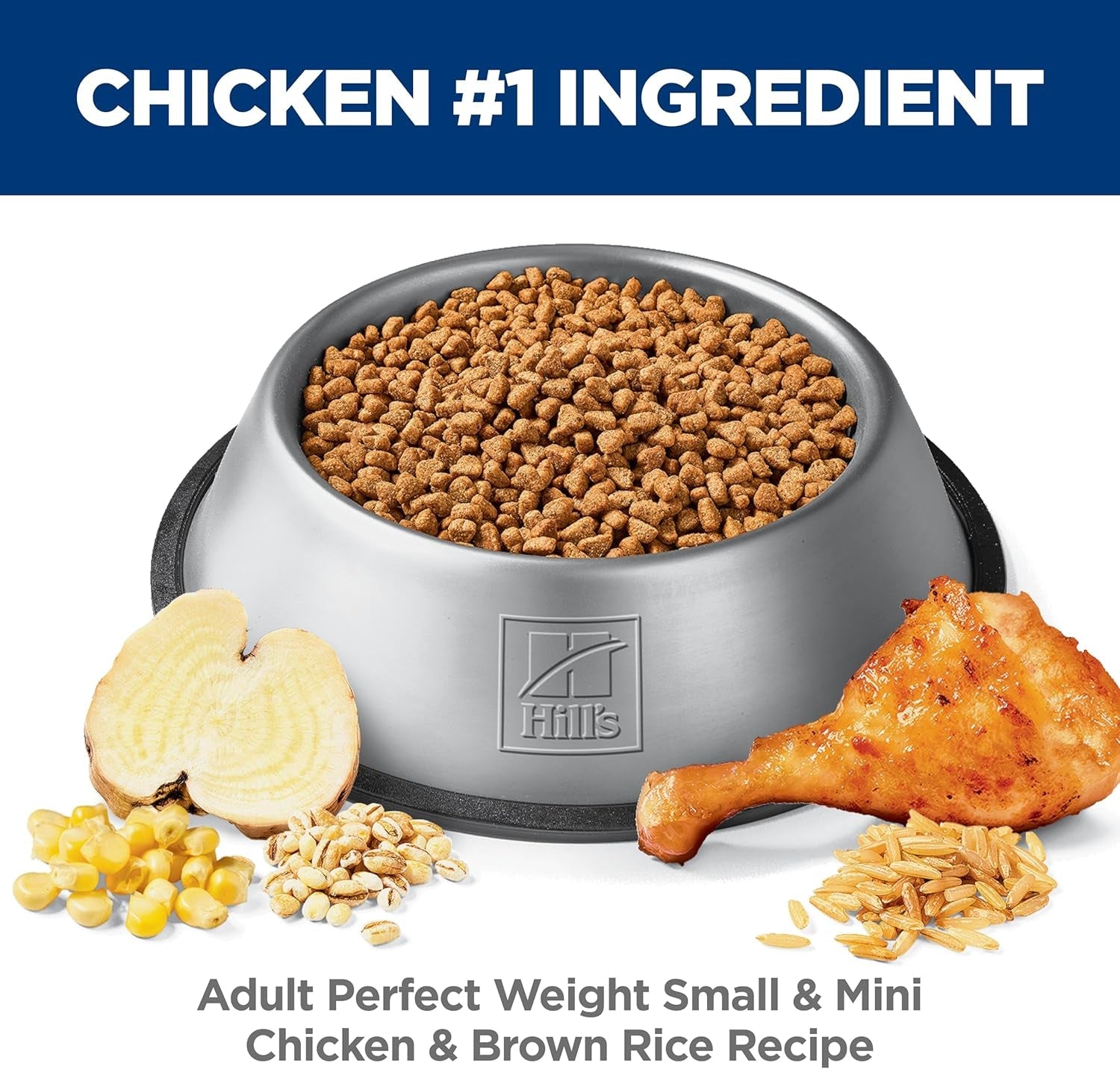 Perfect Weight, Adult 1-6, Small & Mini Breeds Weight Management Support, Dry Dog Food, Chicken Recipe, 4 Lb Bag