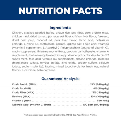 Perfect Weight, Adult 1-6, Small & Mini Breeds Weight Management Support, Dry Dog Food, Chicken Recipe, 4 Lb Bag