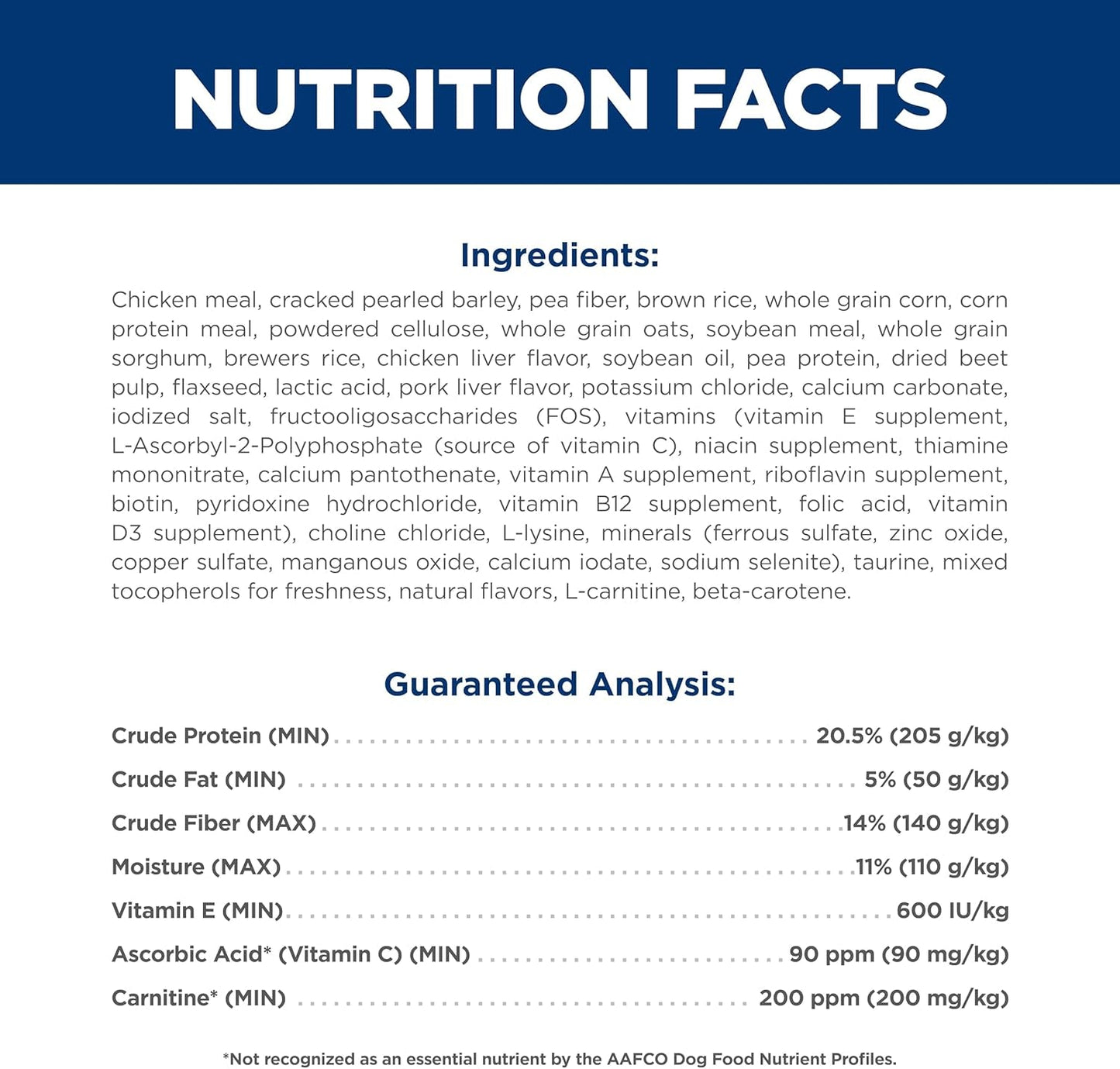 Light , Adult 1-6, Small & Mini Breeds Weight Management Support, Dry Dog Food, Chicken & Barley, 4.5 Lb Bag