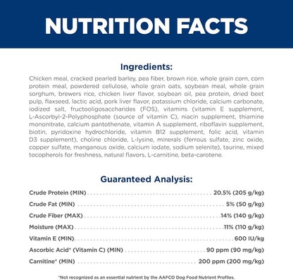 Light , Adult 1-6, Small & Mini Breeds Weight Management Support, Dry Dog Food, Chicken & Barley, 4.5 Lb Bag