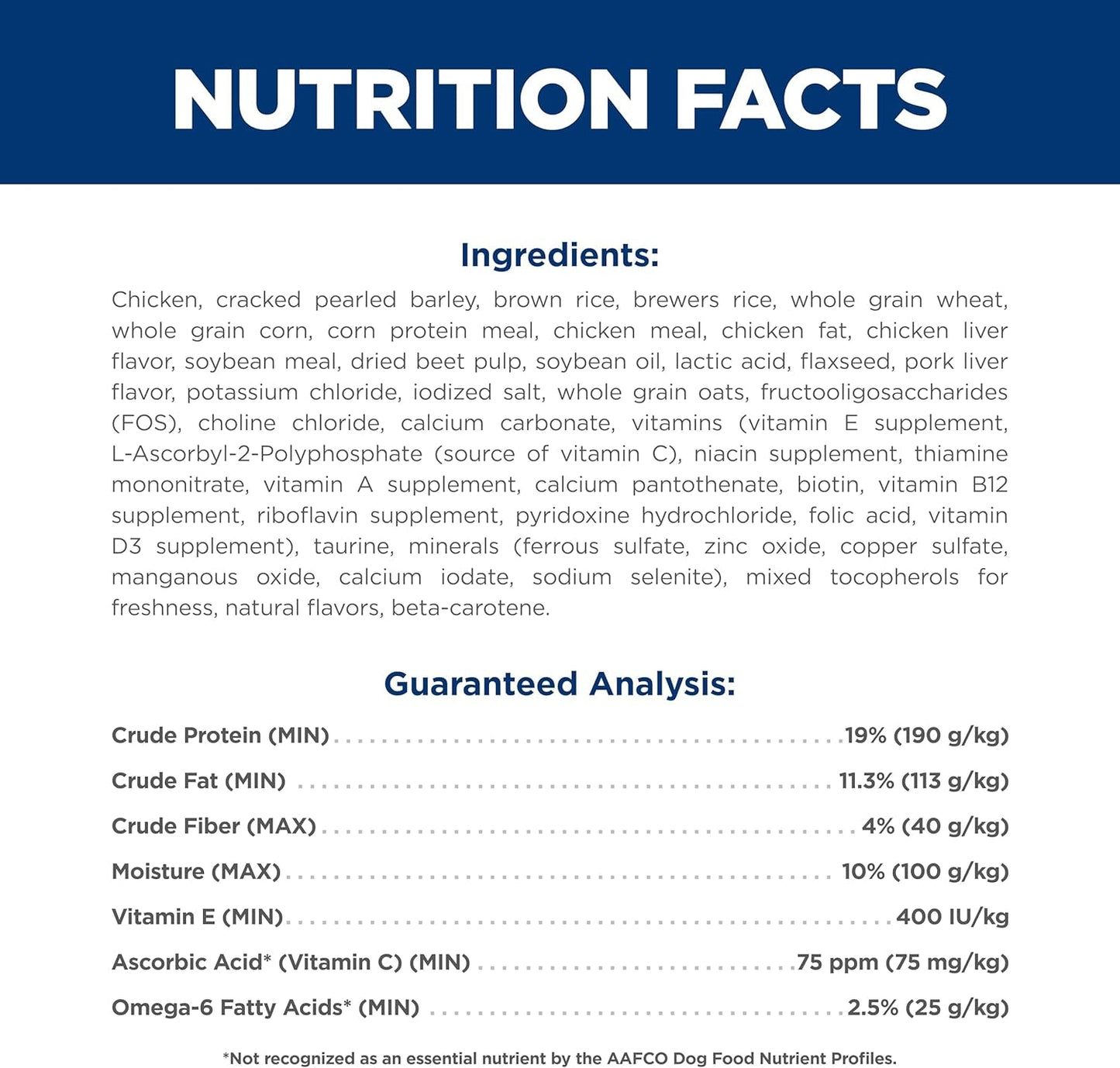 Adult 1-6, Adult 1-6 Premium Nutrition, Dry Dog Food, Chicken & Barley, 5 Lb Bag