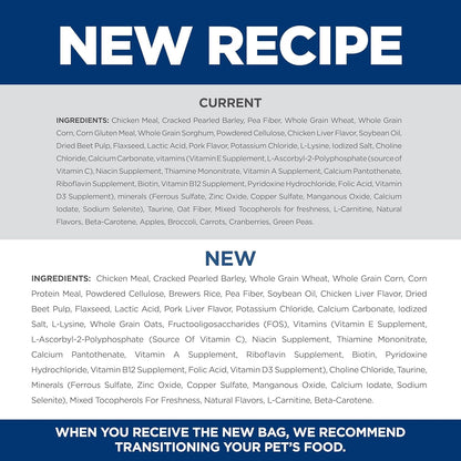 Light , Adult 1-6, Weight Management Support, Dry Dog Food, Chicken & Barley, 30 Lb Bag