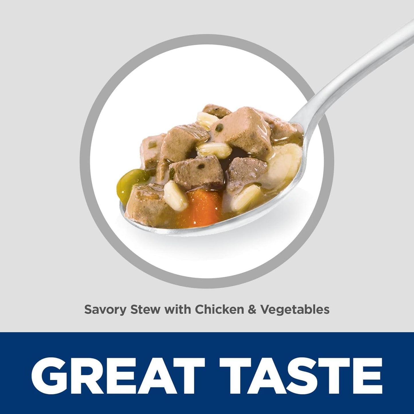 Small & Mini, Senior Adult 7+, Small & Mini Breeds Senior Premium Nutrition, Wet Dog Food, Chicken & Vegetables Stew, 3.5 Oz Tray, Case of 12