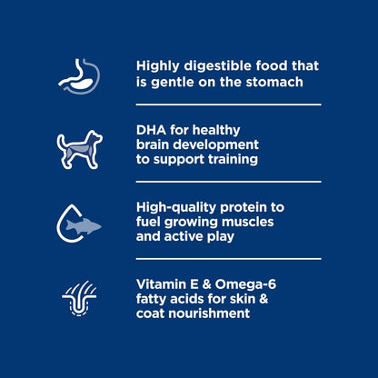 Sensitive Stomach & Skin, Puppy, Stomach & Skin Sensitivity Support, Dry Dog Food, Salmon & Brown Rice, 13 Lb Bag