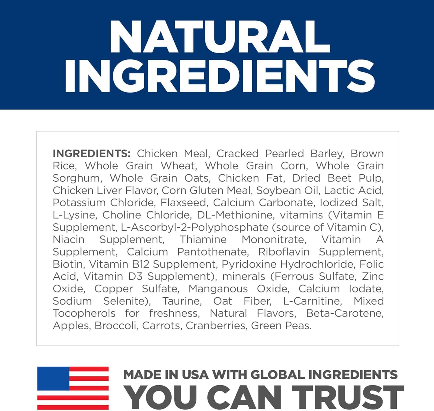 Large Breed Senior Dry Dog Food Adult 6+, Quality Protein for Joint Support & Lean Muscles, Chicken Recipe, 15 Lb. Bag