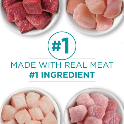 High Protein, Grain Free Pate Wet Cat Food Variety Pack, Grain Free Formula - (Pack of 24) 3 Oz. Cans