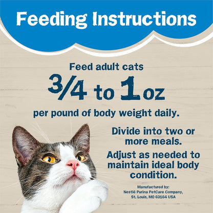 Purina  Wet Cat Food Pate Ocean Favorites with Natural Salmon, Brown Rice and Peas - (Pack of 24) 5.5 Oz. Cans