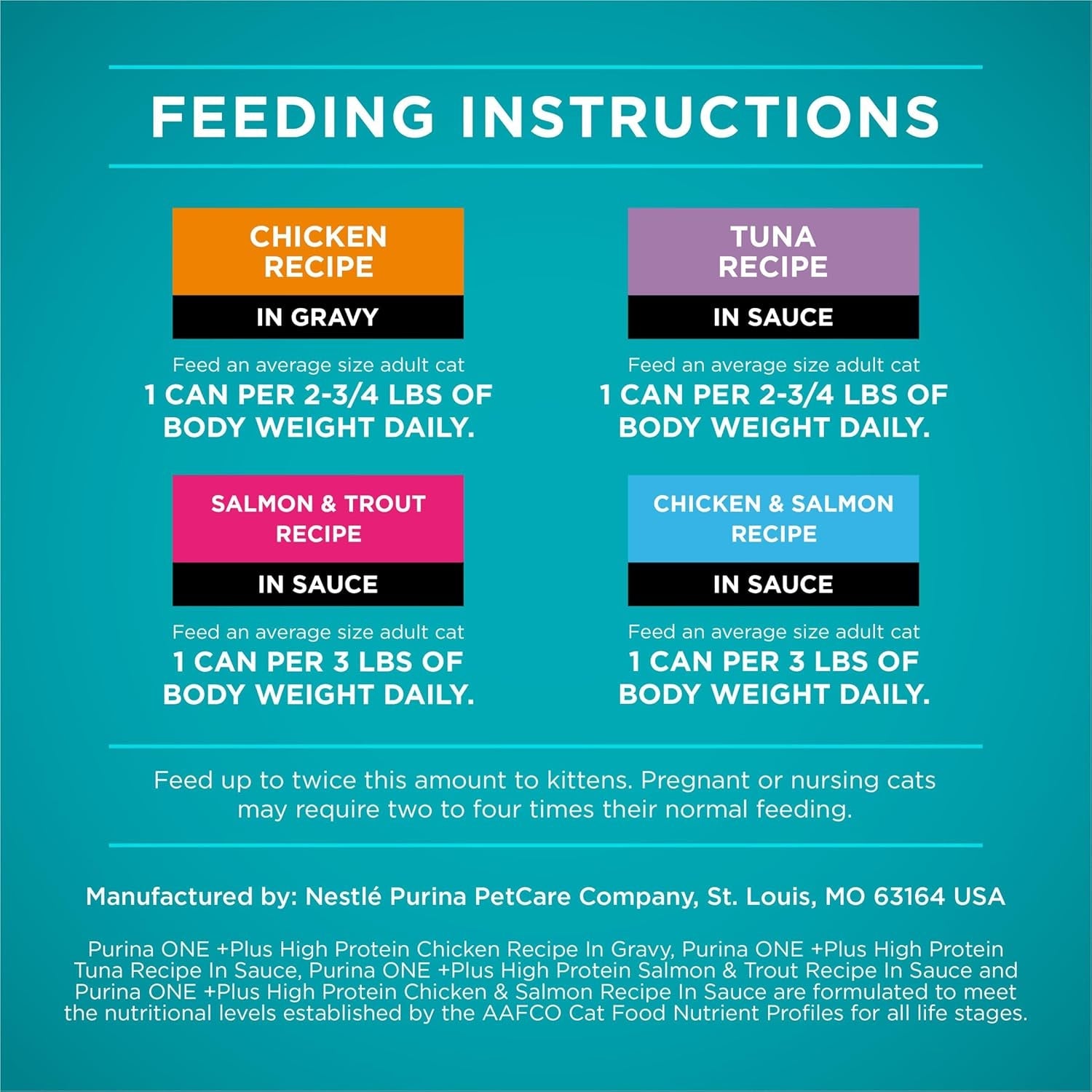 Natural, High Protein Cat Food Variety Pack, Chicken, Tuna, Salmon and Trout Recipes - (Pack of 24) 3 Oz. Cans