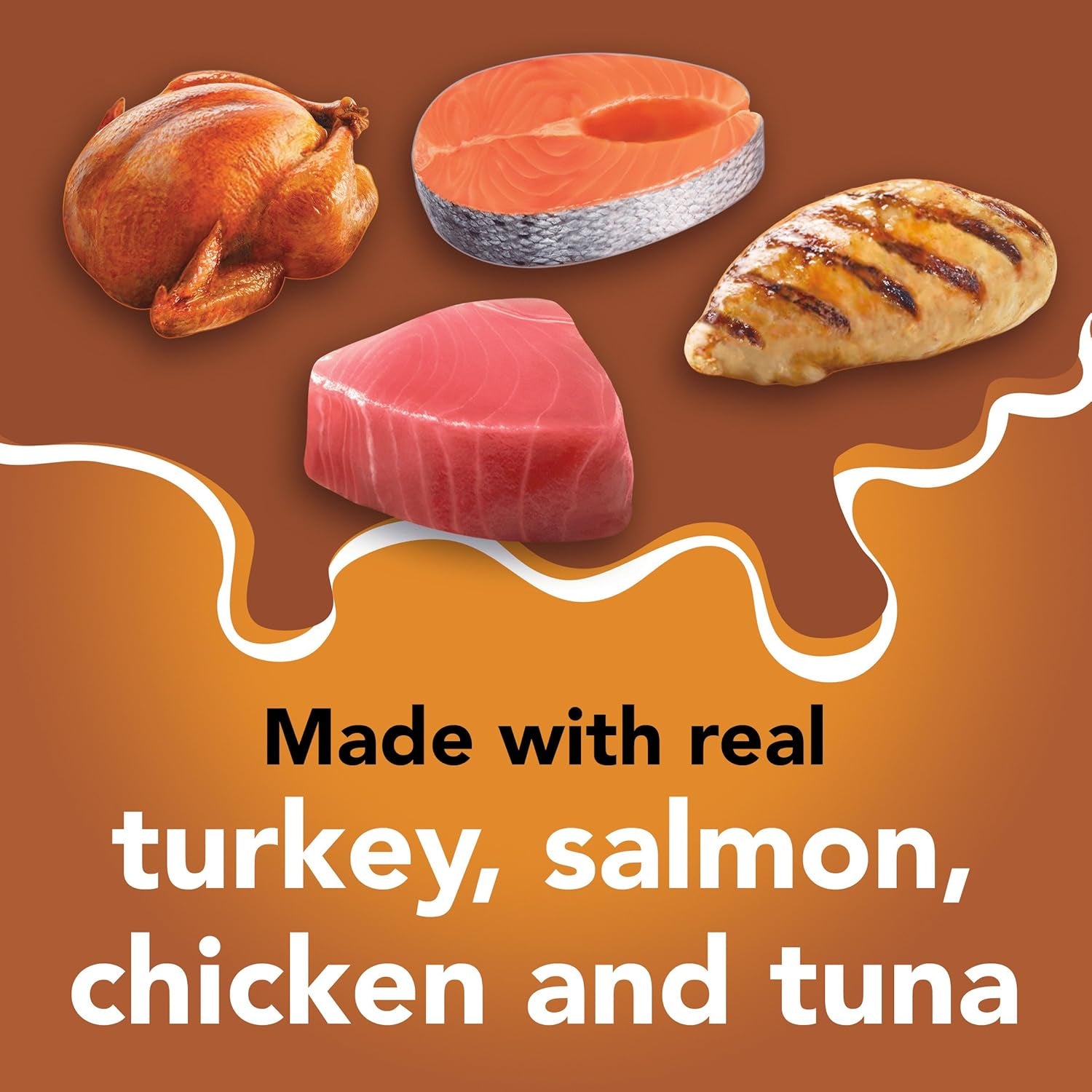 Purina  Pate Wet Cat Food Variety Pack, Extra Gravy Pate Chicken, Turkey, Salmon & Tuna - (24) 5.5 Oz. Cans