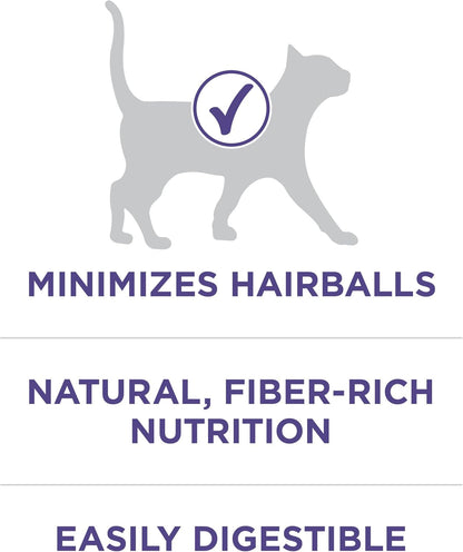 Natural Cat Food for Hairball Control, +PLUS Hairball Formula - 16 Lb. Bag