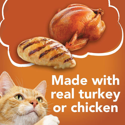 Purina  Gravy Wet Cat Food Variety Pack, Prime Filets & Shreds Turkey & Chicken Favorites - (40) 5.5 Oz. Cans