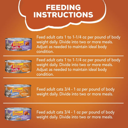 Purina  Gravy Wet Cat Food Variety Pack, Prime Filets & Shreds Turkey & Chicken Favorites - (40) 5.5 Oz. Cans