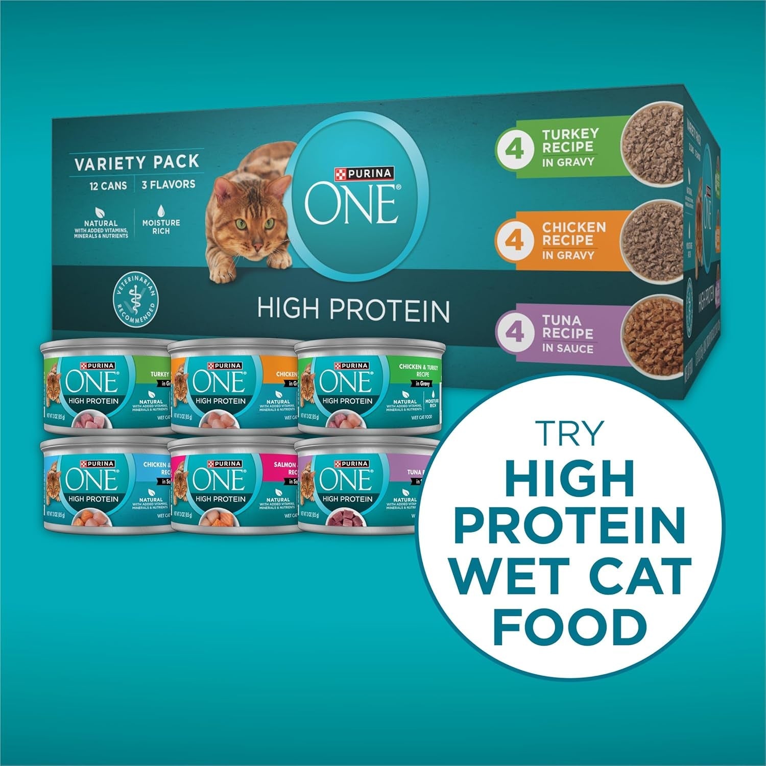 plus High Protein Cat Food Dry Salmon and Ocean Whitefish Cat Skin and Coat Health Formula - 3.5 Lb. Bag