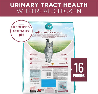 High Protein Dry Cat Food, +Plus Urinary Tract Health Formula - 16 Lb. Bag