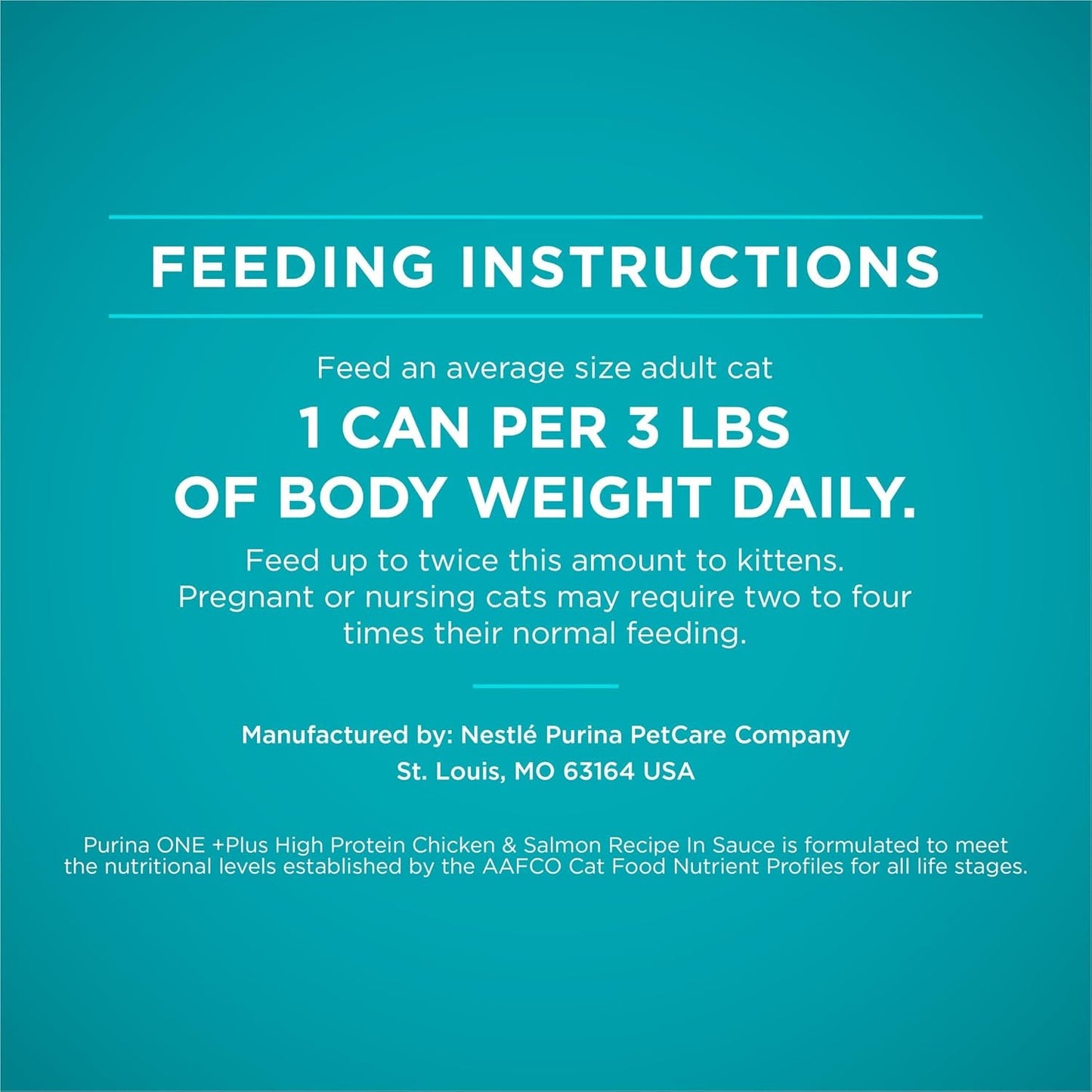 Natural, High Protein Cat Food, Chicken and Salmon Recipe in Sauce - (Pack of 24) 3 Oz. Pull-Top Cans