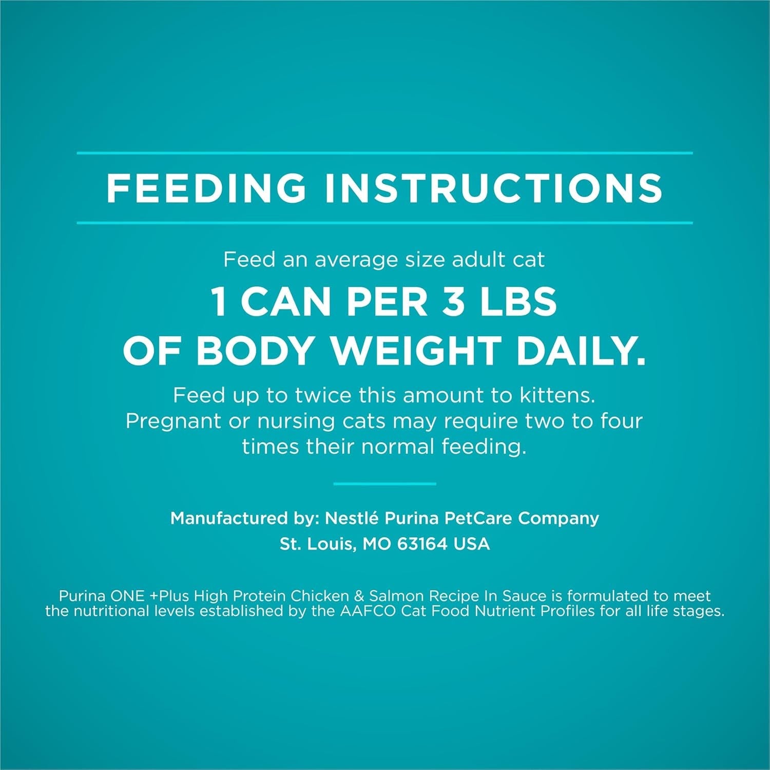 Natural, High Protein Cat Food, Chicken and Salmon Recipe in Sauce - (Pack of 24) 3 Oz. Pull-Top Cans