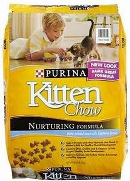 Kitten Chow Dry Kitten Food, Nurture, 3.15 Pound Bag Cat Chow