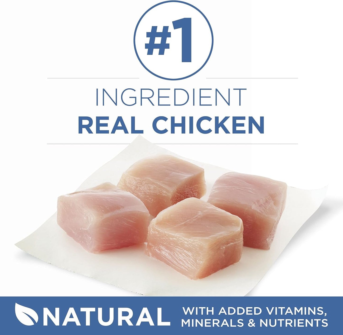 Grain Free, Natural Senior Pate Wet Cat Food, Vibrant Maturity 7+ Chicken & Ocean Whitefish Recipe - (Pack of 24) 3 Oz. Pull-Top Cans