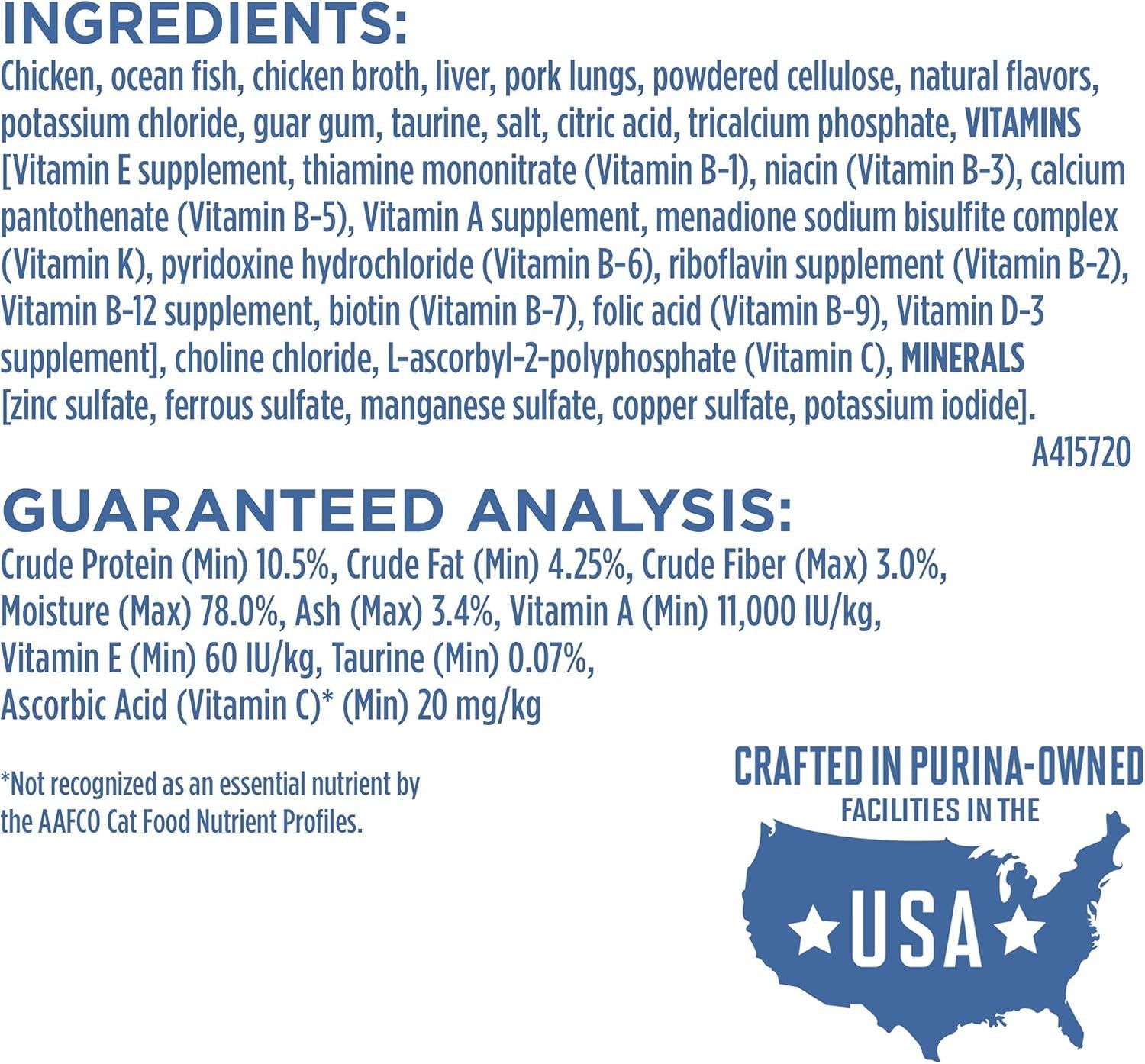 Grain Free, Natural Senior Pate Wet Cat Food, Vibrant Maturity 7+ Chicken & Ocean Whitefish Recipe - (Pack of 24) 3 Oz. Pull-Top Cans
