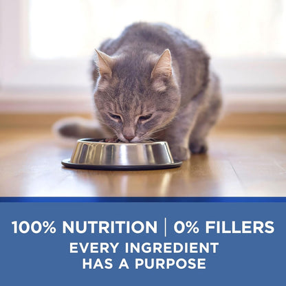 Grain Free, Natural Senior Pate Wet Cat Food, Vibrant Maturity 7+ Chicken & Ocean Whitefish Recipe - (Pack of 24) 3 Oz. Pull-Top Cans