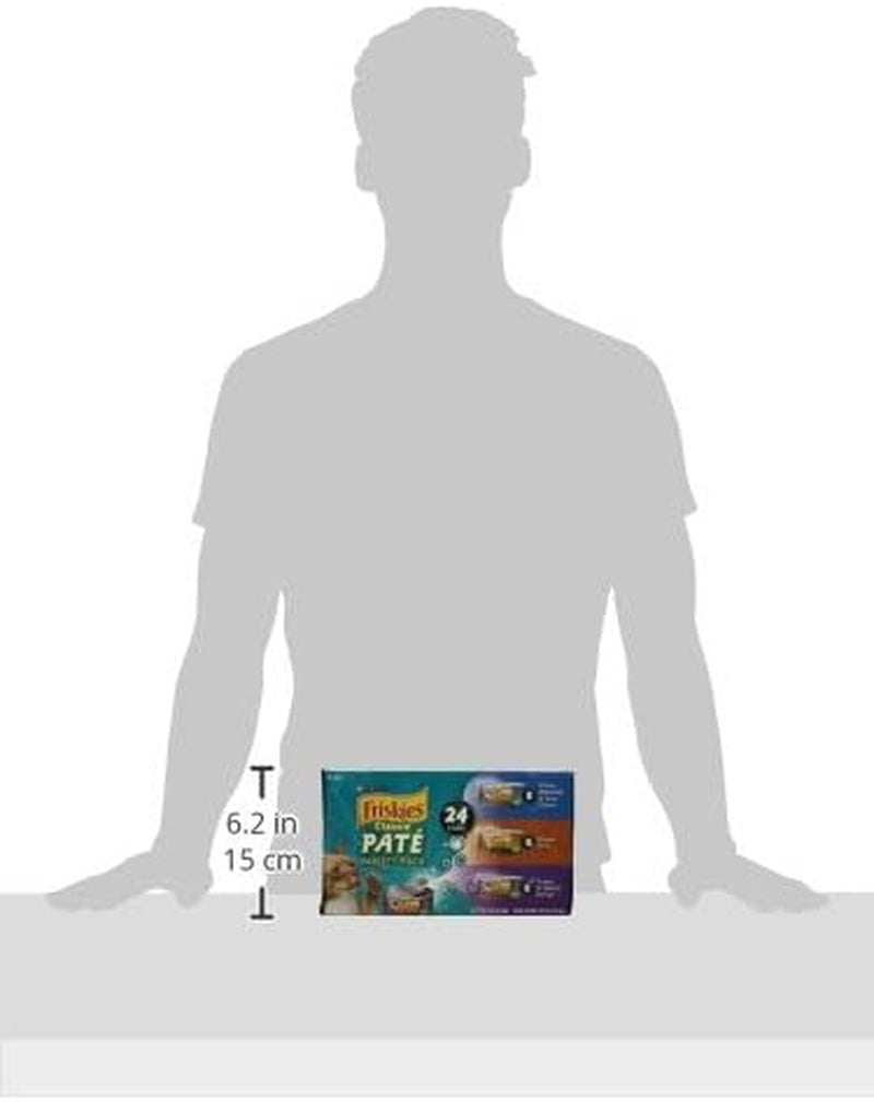 Wet Cat Food, Classic Pate Variety Pack, Ocean Whitefish and Tuna, Mixed Grill and Turkey and Giblets Dinner, (24) 5.5 Oz Cans